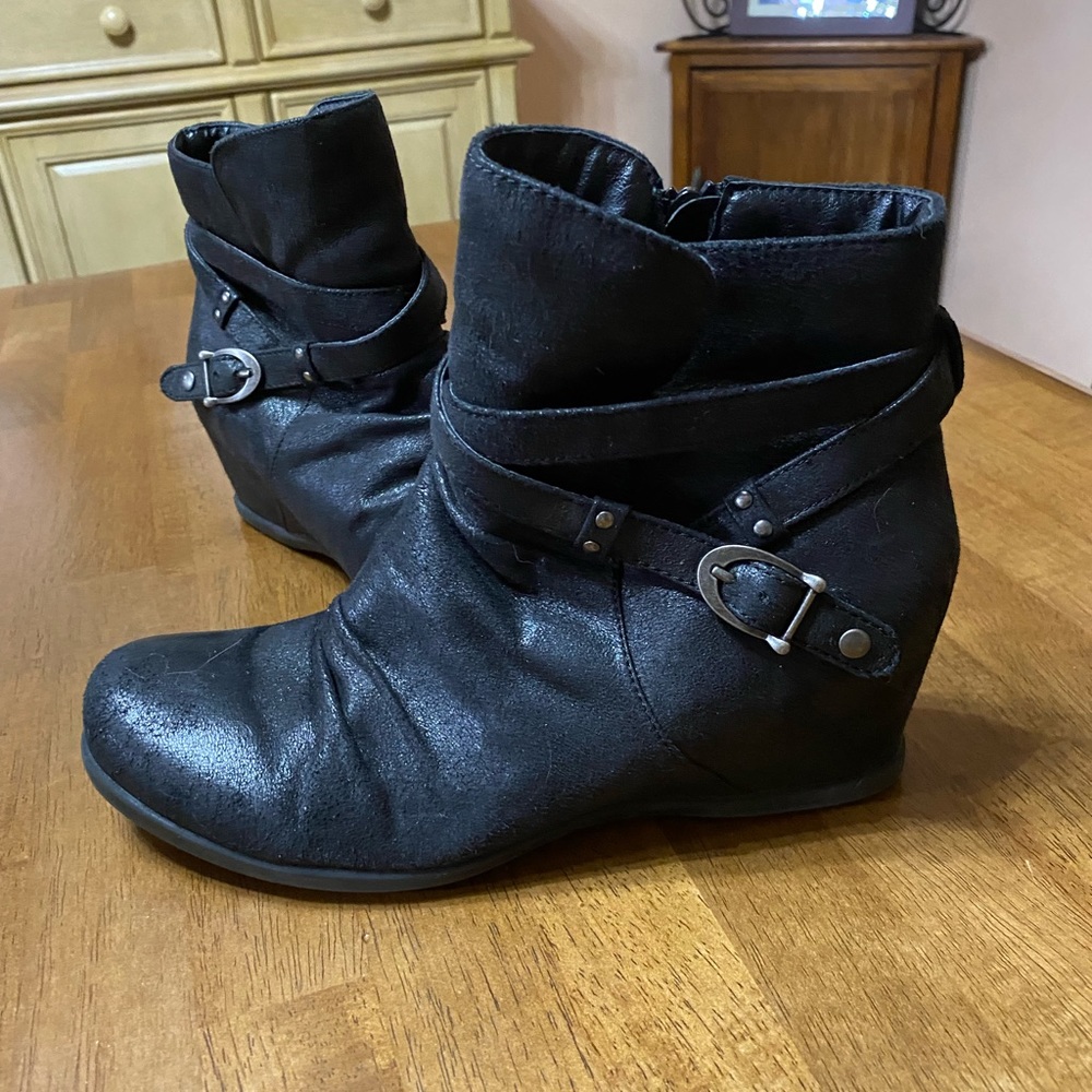 Bare Traps Boot Black Synthetic leather "Quim" size: 8